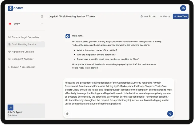 Draft Pleading Service
